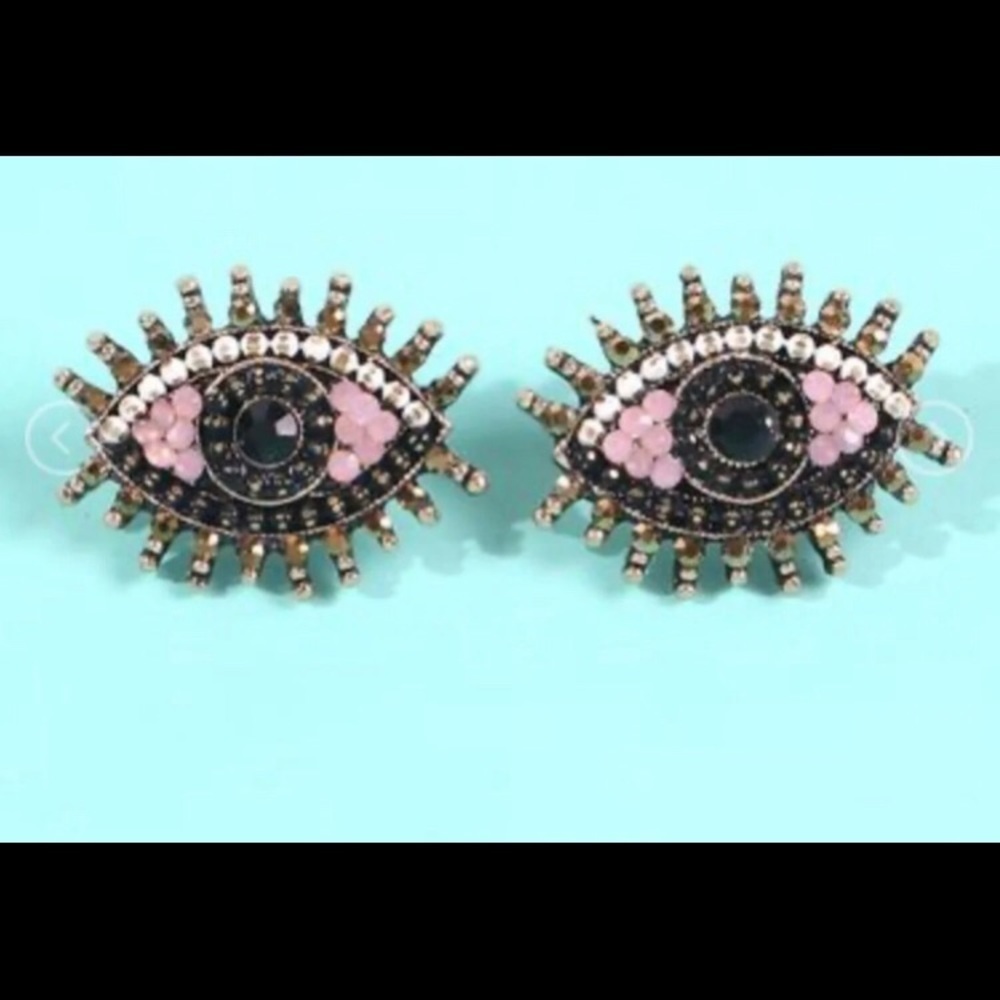 Evil eye earrings - Picture 2 of 5
